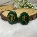 Zibu Coin Green Jade